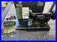 Vintage Singer Portable Electric Sewing Machine 221-1 with Instructions Cabinet