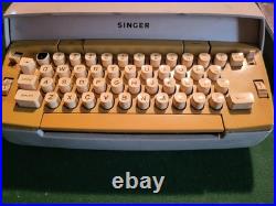 Vintage Singer T-85 Electric Portable Typewriter with Hard Case