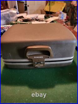 Vintage Singer T-85 Electric Portable Typewriter with Hard Case