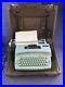 Vintage Smith-Corona Coronet SUPER 12 Electric Typewriter withCase Blue