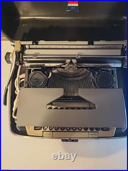 Vintage Smith Corona Electra 120 Electric Typewriter, Incl Case & Key, Works