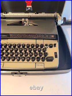 Vintage Smith Corona Electra 120 Electric Typewriter, Incl Case & Key, Works