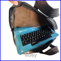 Vintage Smith Corona Sterling Automatic 12 Electric Typewriter Teal Tested Works