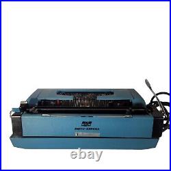 Vintage Smith Corona Sterling Automatic 12 Electric Typewriter Teal Tested Works