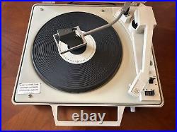 Vtg General Electric V631n Portable Record Player, Solid State Automatic 4-Speed