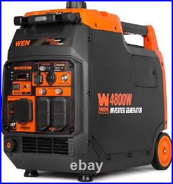 WEN 4,800-W Portable Dual Fuel Inverter Generator with Electric Start, CO Sensor