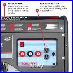 Welder Generator Stick TIG Engine Driven Inverter 120 Amp 2200 Watt Portable Kit