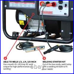 Welder Generator Stick TIG Engine Driven Inverter 120 Amp 2200 Watt Portable Kit