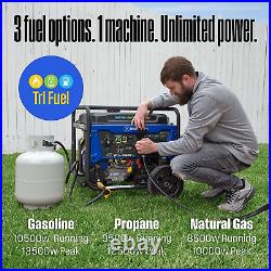 Westinghouse 13,000-W Portable Tri Fuel Gas Generator with Remote Start, CO Senor