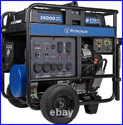 Westinghouse 28000-W Portable RV Ready Gas-Powered Generator with Electric Start