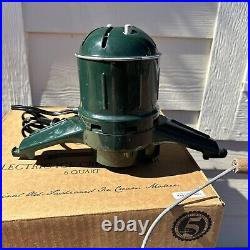 White Mountain Green Electric 6 Quart Ice Cream Freezer Maker Tested PBWMIME612