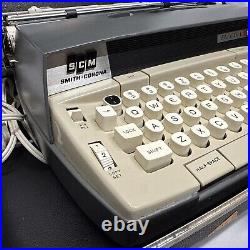 Working Smith Corona Electra 120 Jeweled Vintage Electric Typewriter With Key