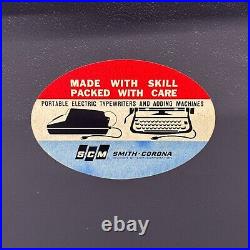 Working Smith Corona Electra 120 Jeweled Vintage Electric Typewriter With Key